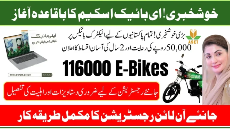 E-Bikes in Pakistan 2025 Made Affordable with 8020 Debt-to-Equity Plan – Full Details