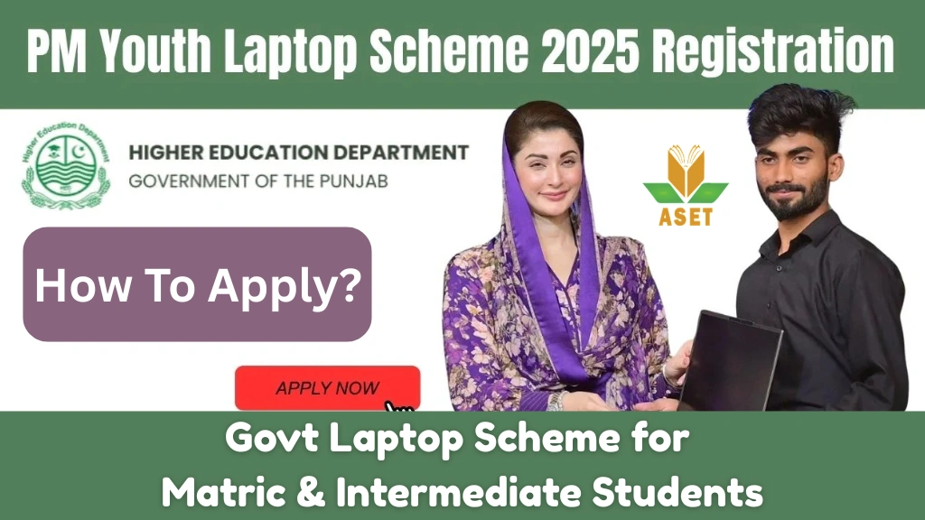 Govt Laptop Scheme for Matric & Intermediate Students (2025) Eligibility, Registration, Benefits